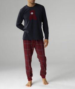 Atlantic PIŻAMA ATLANTIC NMP-377 JZ24 (kolor granat-burgund, rozmiar XL) 12