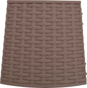 vidaXL Osłona pod choinkę, brązowa, 65x23 cm, plastikowa 5