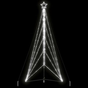 Lampki choinkowe vidaXL Lampki choinkowe, 615 zimnych białych LED, 404,5 cm 1