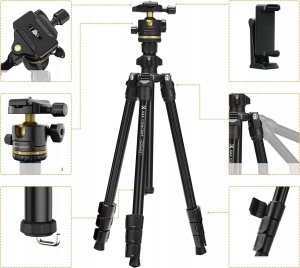 Statyw Kf Statyw Fotograficzny Foto Video 178cm 8kg Głowica BH-36 K&F K234A3 / KF09.149 7