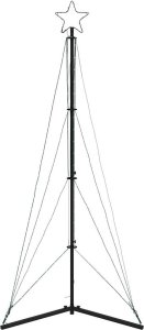 Lampki choinkowe vidaXL Lampki choinkowe, 363 ciepłych białych LED, 182 cm 5