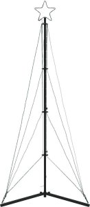 vidaXL Lampki choinkowe, 363 niebieskich LED, 182 cm 5