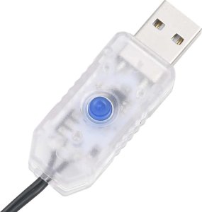 vidaXL Lampki choinkowe, 363 niebieskich LED, 182 cm 7