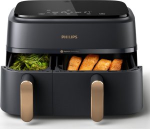 Frytkownica beztłuszczowa Philips Ovi Dual Basket NA352/00 17