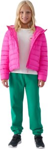 4f Kurtka puchowa dla dziewczynki 4F F449 różowa 4FJWAW24TDJAF449 55S 158cm 4