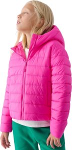 4f Kurtka puchowa dla dziewczynki 4F F449 różowa 4FJWAW24TDJAF449 55S 158cm 5