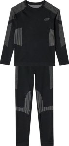 4f Bielizna. termoaktywna bezszwowa dla chłopca 4F M149 czarna 4FJWAW24USEAM149 20S 140-146cm 2