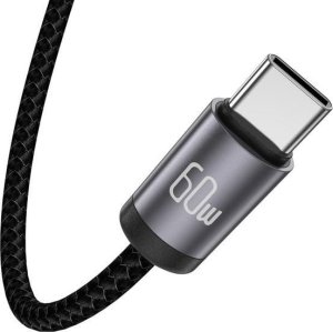 Kabel USB Jellico B27 USB-C - USB-C PD 60W 1m Czarny 4