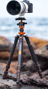 Statyw Kf Statyw Z Włókna Węglowego 172cm 10kg + Monopod / K&f / D255c4+bh-28l / Kf09.093v2 4