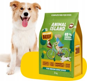 Animal Island ANIMAL ISLAND Wołowina - Karma sucha dla psów - 3kg 2