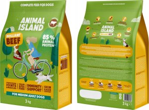 Animal Island ANIMAL ISLAND Wołowina - Karma sucha dla psów - 3kg 6
