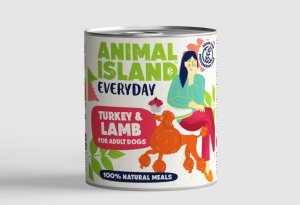 Animal Island ANIMAL ISLAND Indyk i jagnięcina - Karma mokra dla psów - 800g 1