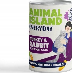 Animal Island ANIMAL ISLAND Indyk i królik - Karma mokra dla kotów - 400g 2