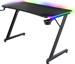 Biurko Trust GXT 710 Luminus Pro RGB Czarne 120 cmx60 cm 1