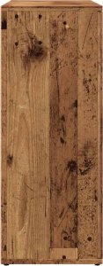 vidaXL Szafka, stare drewno, 91x29,5x75 cm 5