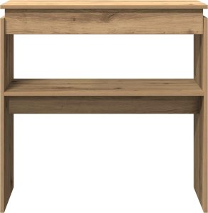 vidaXL Stolik konsolowy, dąb artisan, 80x30x80 cm 4