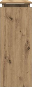 vidaXL Stolik konsolowy, dąb artisan, 80x30x80 cm 5