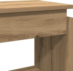 vidaXL Stolik konsolowy, dąb artisan, 80x30x80 cm 7