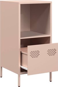 vidaXL vidaXL Szafka, różowa, 35x39x73,5 cm, stal walcowana na zimno 5