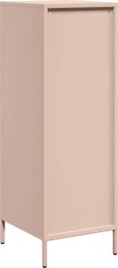 vidaXL vidaXL Szafka, różowa, 39x35x103,5 cm, stal 7