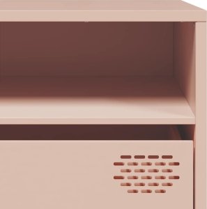 vidaXL vidaXL Szafka RTV, różowa, 202x39x43,5 cm, stal walcowana na zimno 10