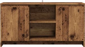 vidaXL Szafka pod TV, stare drewno, 102x37,5x52,5 cm 4