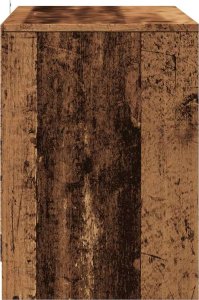 vidaXL Szafka pod TV, stare drewno, 102x37,5x52,5 cm 5