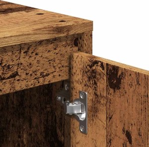 vidaXL Szafka pod TV, stare drewno, 102x37,5x52,5 cm 8