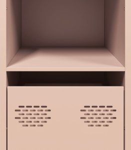 vidaXL vidaXL Szafka, różowa, 101,5x39x73,5 cm, stal walcowana na zimno 10