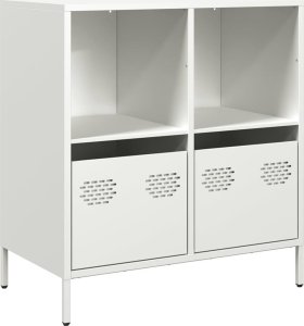 vidaXL vidaXL Szafka, biała, 68x39x73,5 cm, stal walcowana na zimno 2