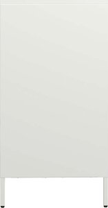 vidaXL vidaXL Szafka, biała, 68x39x73,5 cm, stal walcowana na zimno 6