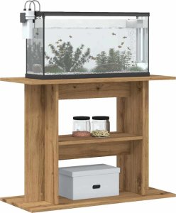 vidaXL vidaXL Szafka pod akwarium, dąb artisan, 80x35x60 cm 3