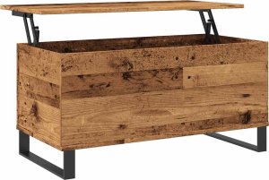 vidaXL vidaXL Stolik kawowy, stare drewno, 90x44,5x45 cm 5