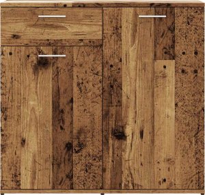 vidaXL Szafka, stare drewno, 80x36x75 cm 4