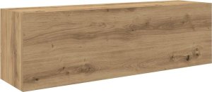 vidaXL vidaXL Wisząca szafka łazienkowa, dąb artisan, 100x25x30 cm 2