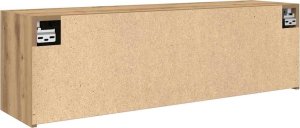 vidaXL vidaXL Wisząca szafka łazienkowa, dąb artisan, 100x25x30 cm 7