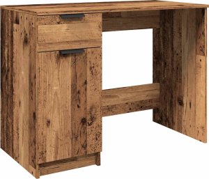 Biurko vidaXL Brązowe 100 cm x 50 cm 2