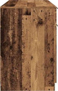 Biurko vidaXL Brązowe 100 cm x 50 cm 6