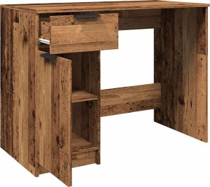 Biurko vidaXL Brązowe 100 cm x 50 cm 8