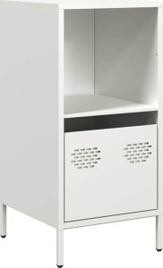 vidaXL Szafka, biała, 35x39x73,5 cm, stal walcowana na zimno 2