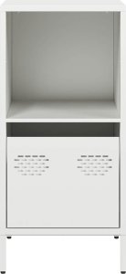 vidaXL Szafka, biała, 35x39x73,5 cm, stal walcowana na zimno 4