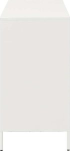 vidaXL Szafka, biała, 101,5x39x73,5 cm, stal walcowana na zimno 6
