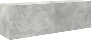 vidaXL Wisząca szafka łazienkowa, szarość betonu, 100x25x30 cm 2