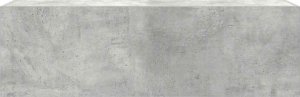 vidaXL Wisząca szafka łazienkowa, szarość betonu, 100x25x30 cm 4