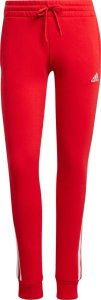 Adidas Spodnie damskie adidas Essentials 3-Stripes Fleece czerwone IY1719 S 2