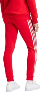 Adidas Spodnie damskie adidas Essentials 3-Stripes Fleece czerwone IY1719 S 3