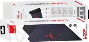 Podkładka Marvo Podkładka pod mysz, MONKA Loop, do gry, czarno-czerwona, 900 x 400 x 4 mm, Marvo 7