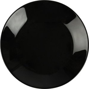 Karl Hausmann SERWIS OBIADOWY ZESTAW TALERZY CZARNY NA 6 OSÓB SONIA FESTA ITALIA SZKŁO 6