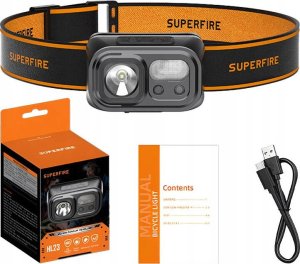Latarka Superfire Latarka czołowa Superfire HL23-S, 350lm, USB-C 2