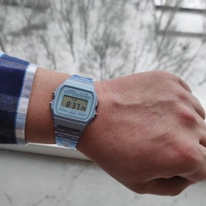 Zegarek Casio Zegarek Unisex Casio Retro Vintage F-91WS-2 (zd648b) + BOX 7